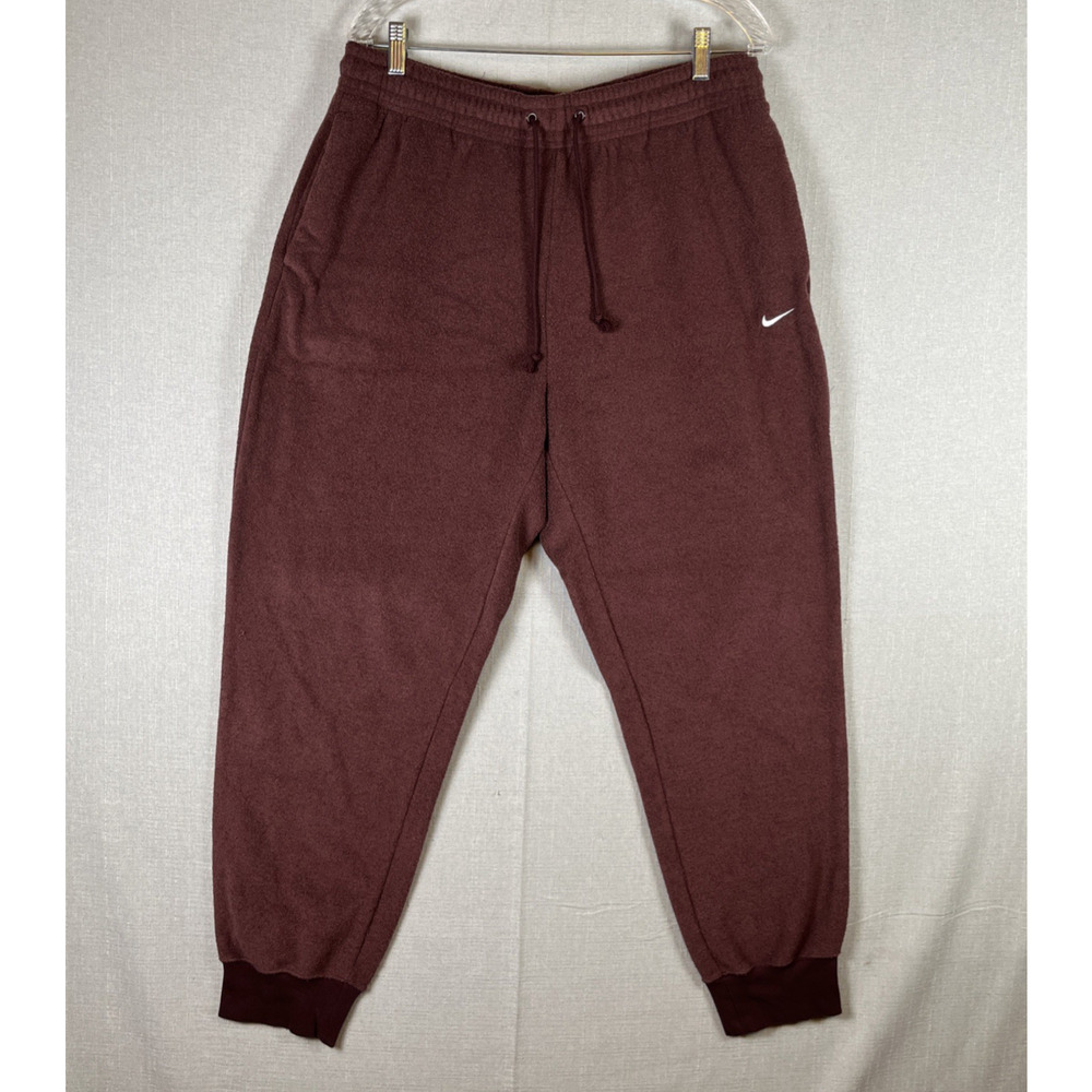 Nike Womens Size Large Phoenix Fleece Sweatpants Joggers High Rise Pull On EUC